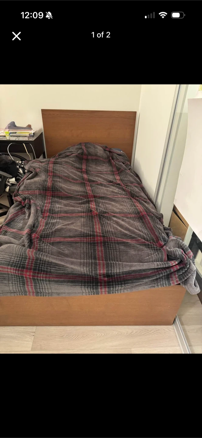 Twin Bed Frame with Headboard