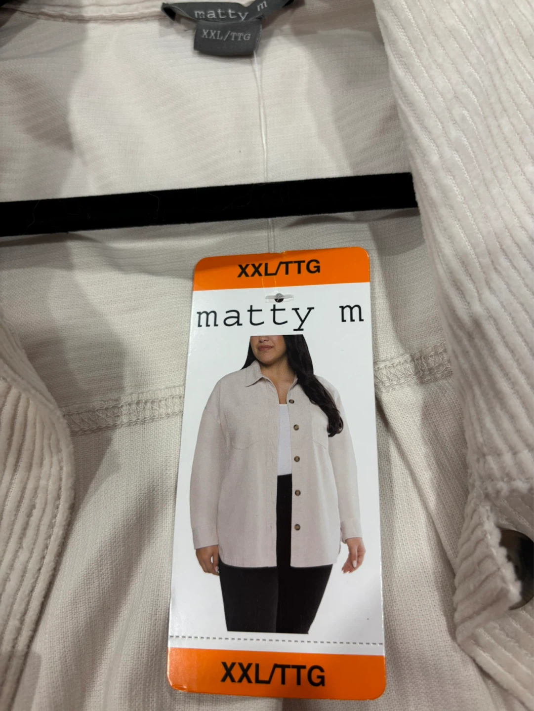 New Matty M Corduroy Shirt Jacket XXL - photo 2