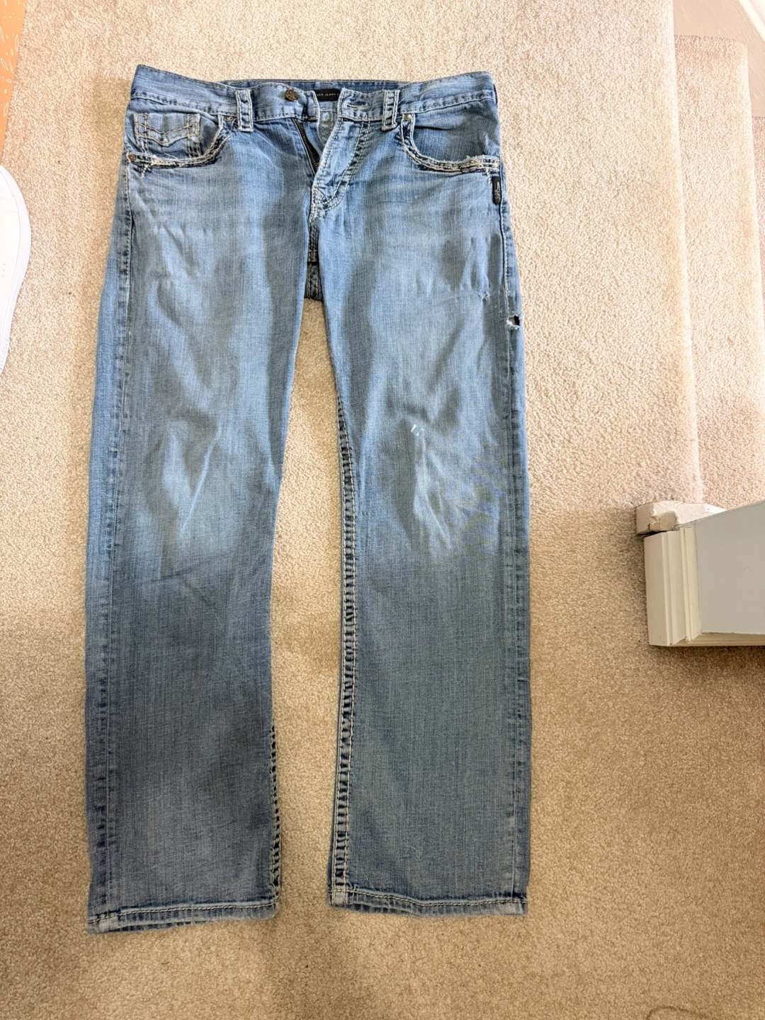 Silver jeans
