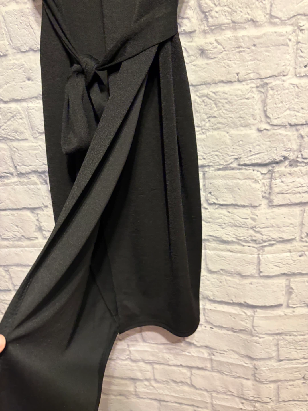 Boohoo Black Wrap Dress Size 6 Petite - photo 5