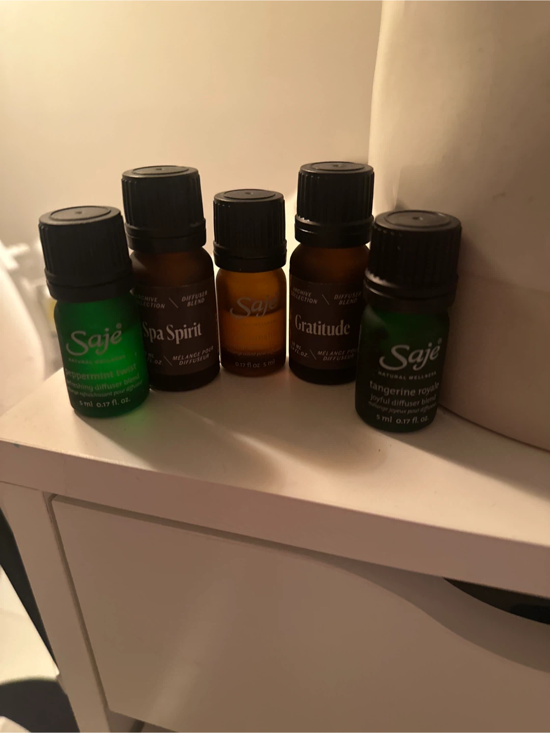 Saje White Ceramic Essential Oil Diffuser - photo 2