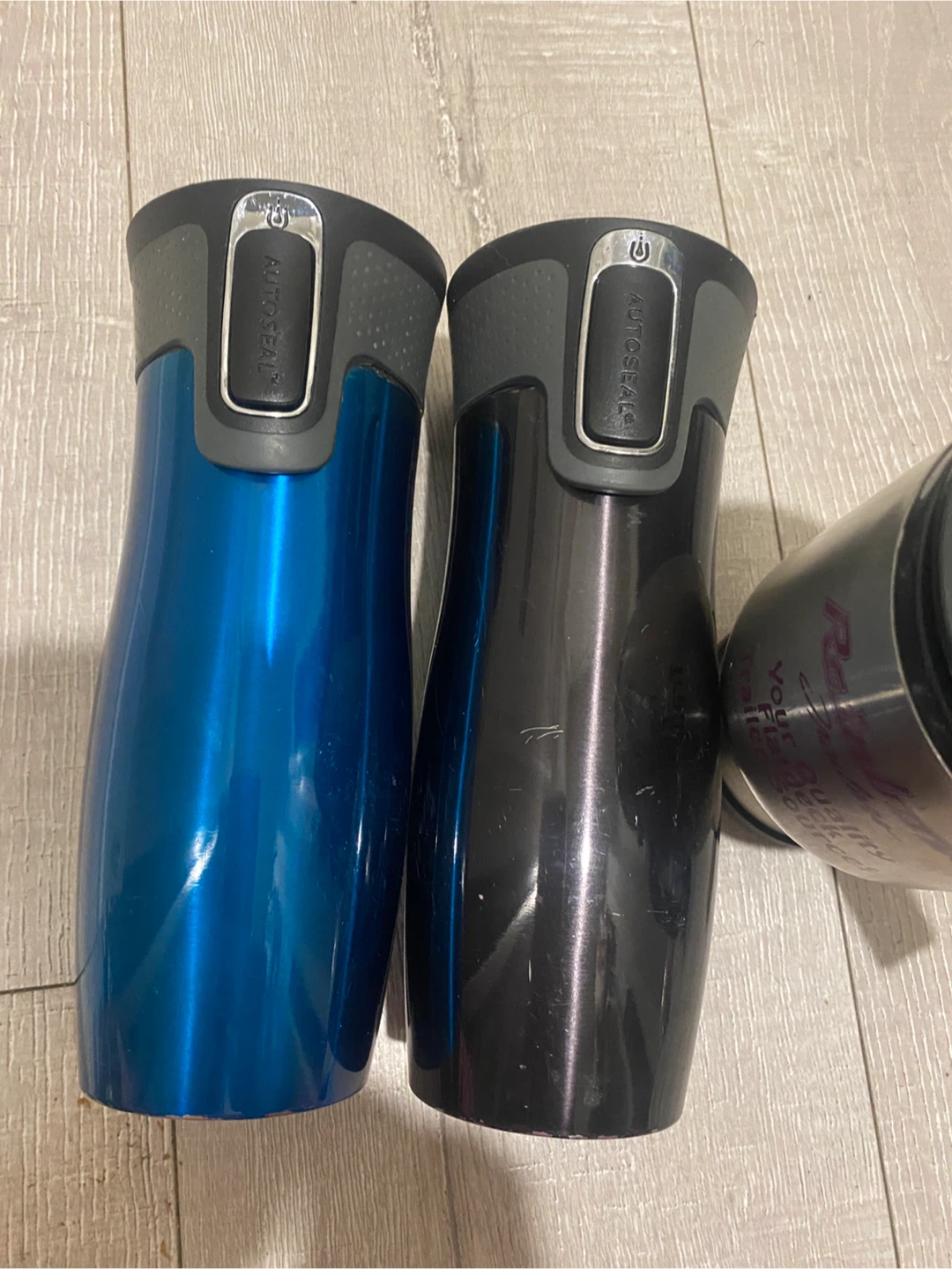 Contigo Travel Mugs (2) - Blue & Black
