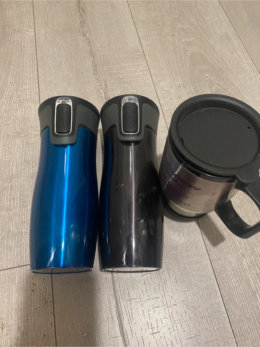 Contigo Travel Mugs (2) - Blue & Black - photo 2