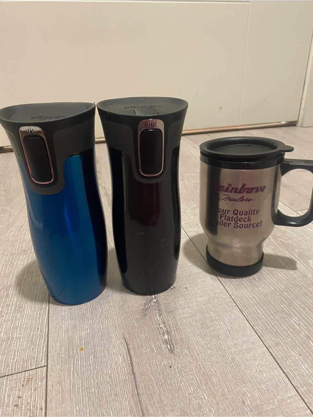 Contigo Travel Mugs (2) - Blue & Black - photo 3