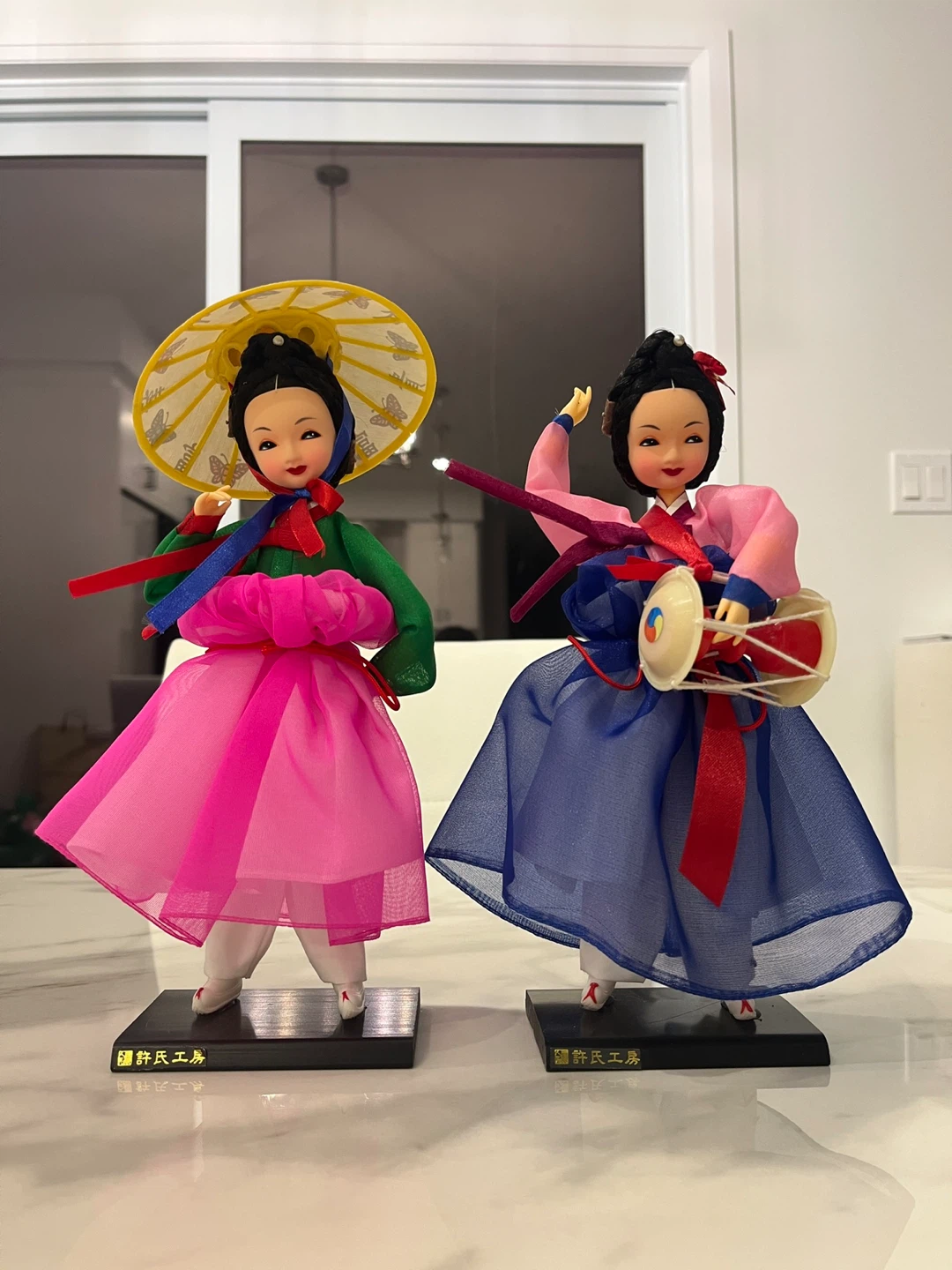 허씨공방 고급 인형 - Pair of Korean Hanbok Dolls