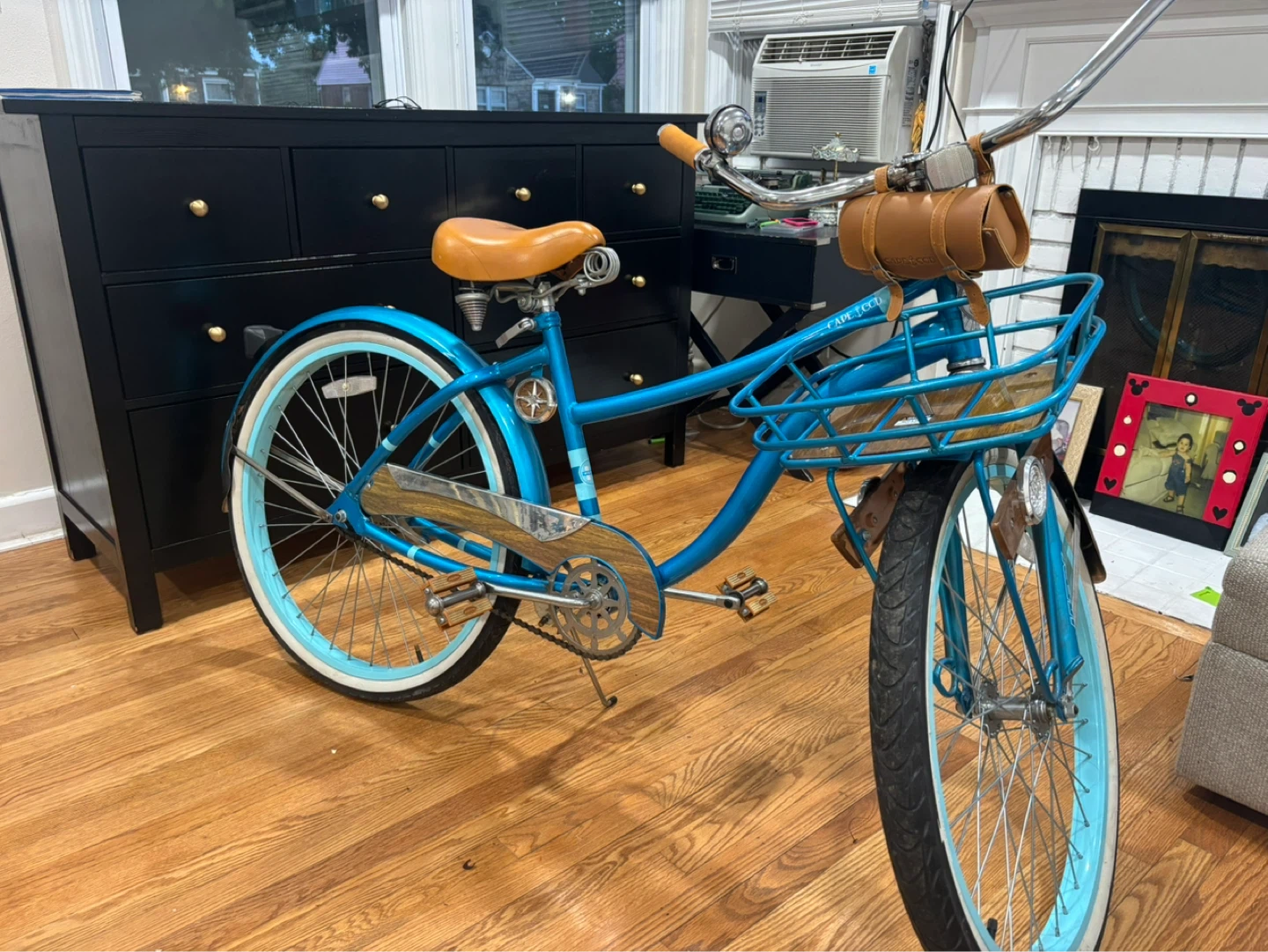 Blue "Cape Cod" Cruiser Bicycle with Basket - photo 2