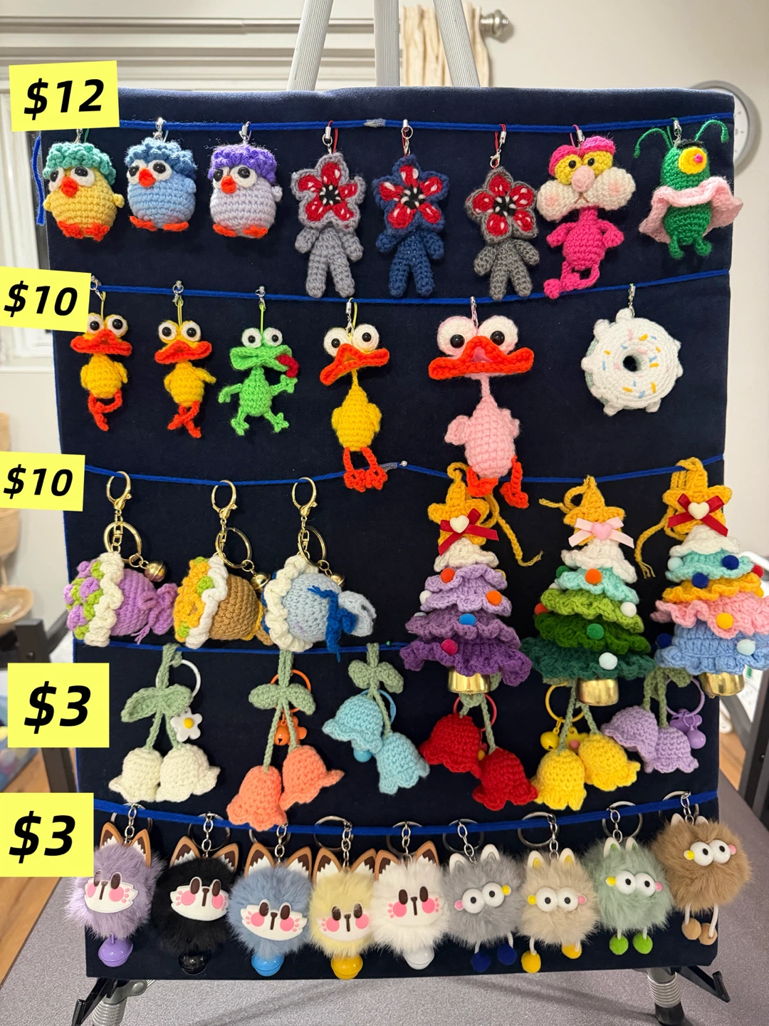 Handmade Crocheted Keychains & Charms