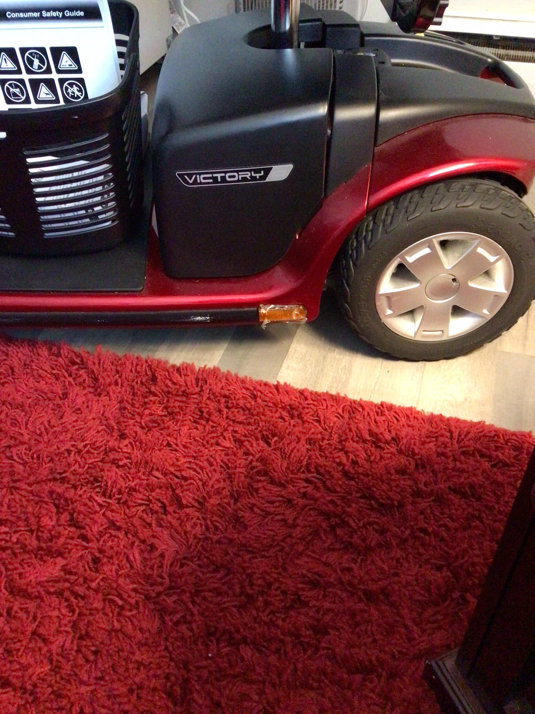 Pride Victory Mobility Scooter - Red - photo 3