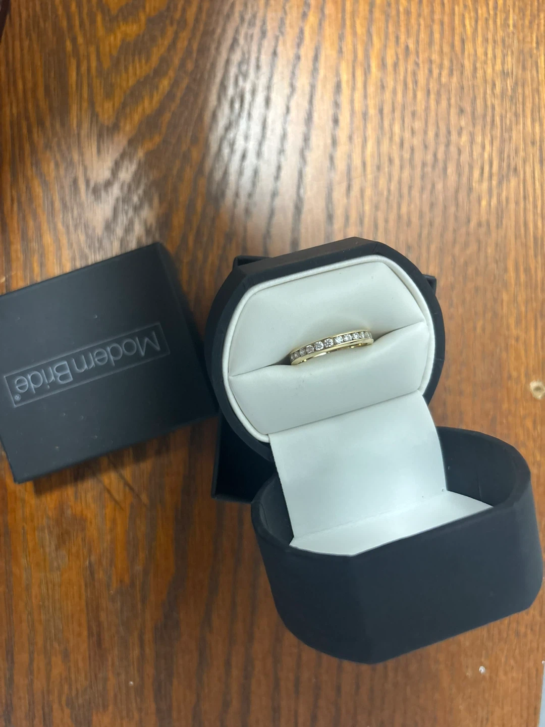 14K Gold Diamond Band Ring