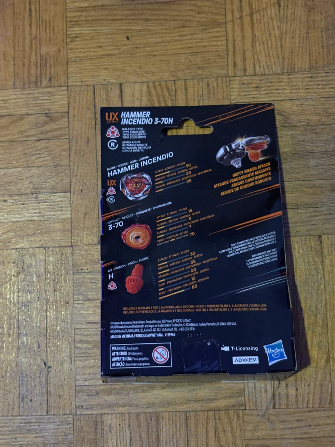 Beyblade X UX Hammer Incendio 3-70H - photo 2
