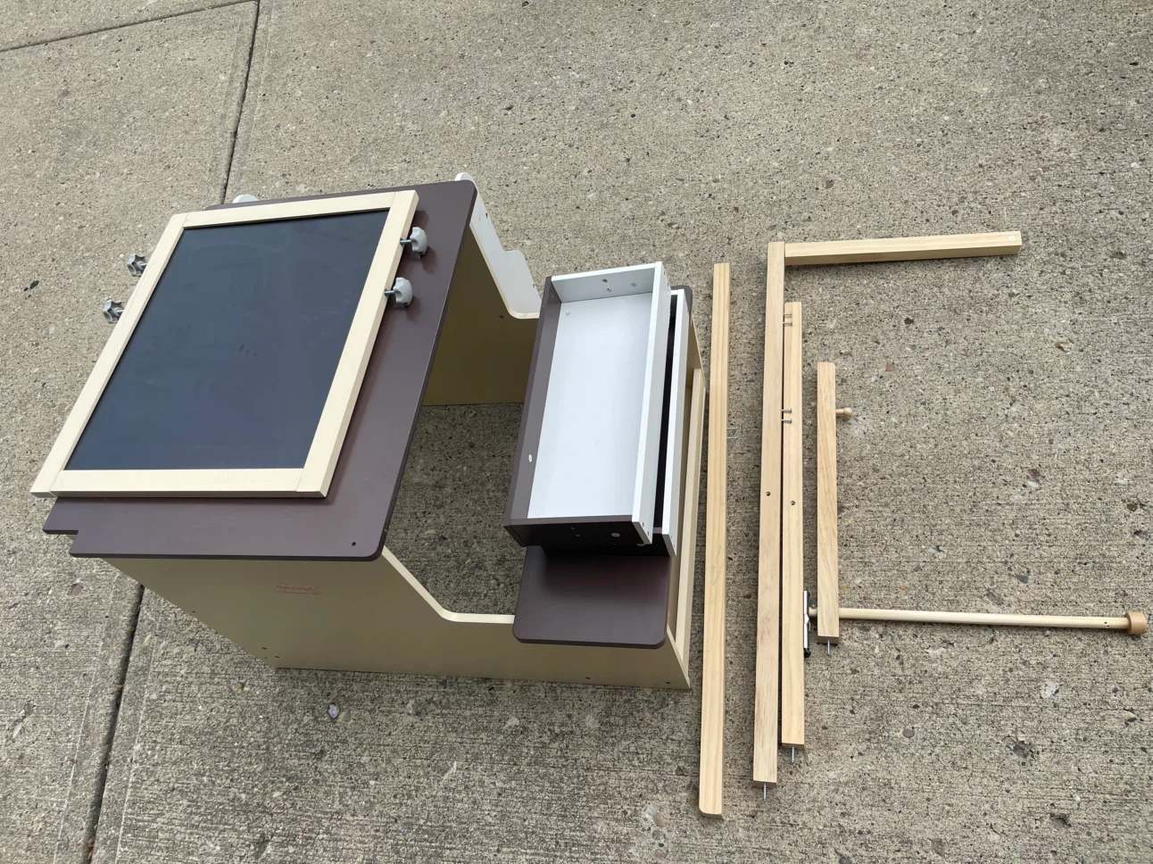 Adjustable Double-Sided Art Easel Desk for Kids - photo 2