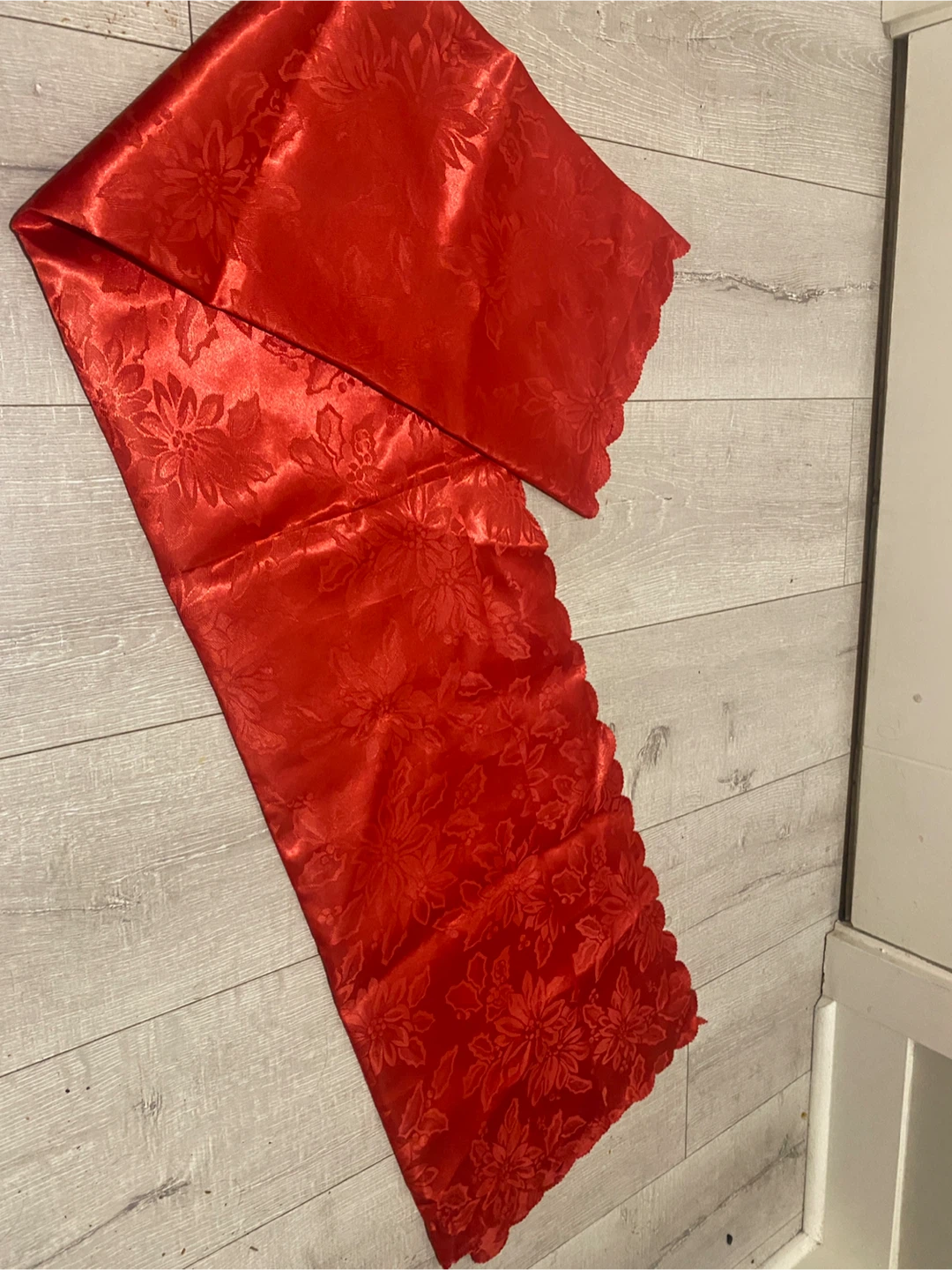 Red Decorative Table Runner