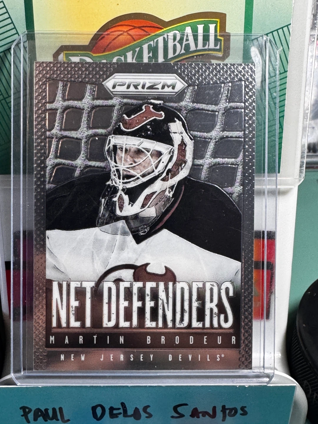 Martin Brodeur "Net Defenders" 2013-14 Panini Prizm Hockey Card