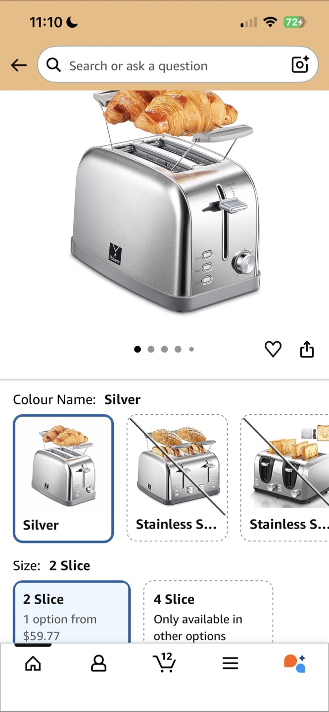Bread toaster with warming rack for croissants - photo 5