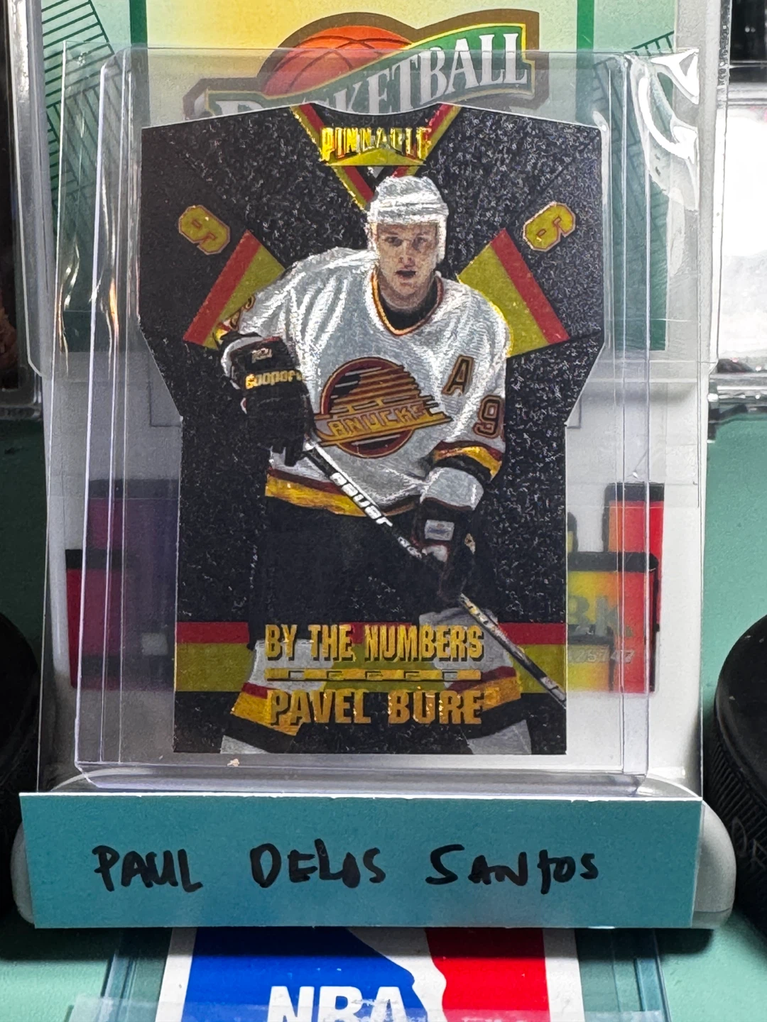 Pavel Bure 1996 Pinnacle Hockey Card - photo 2