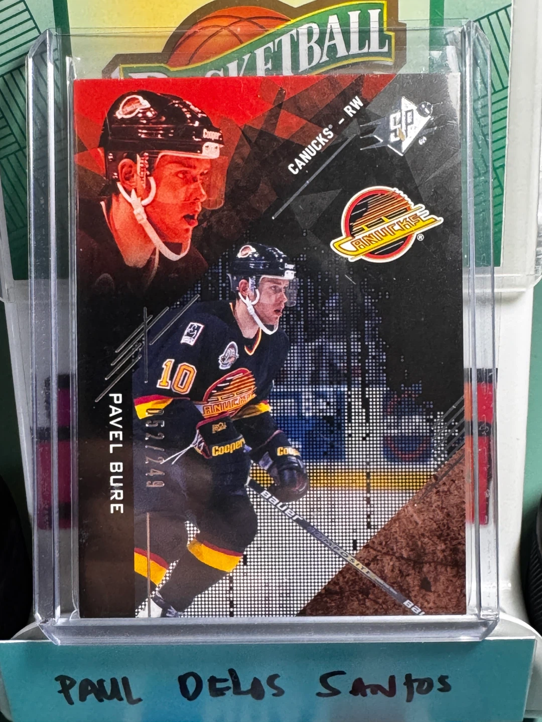 Pavel Bure 2017-18 Upper Deck SPx Hockey Card