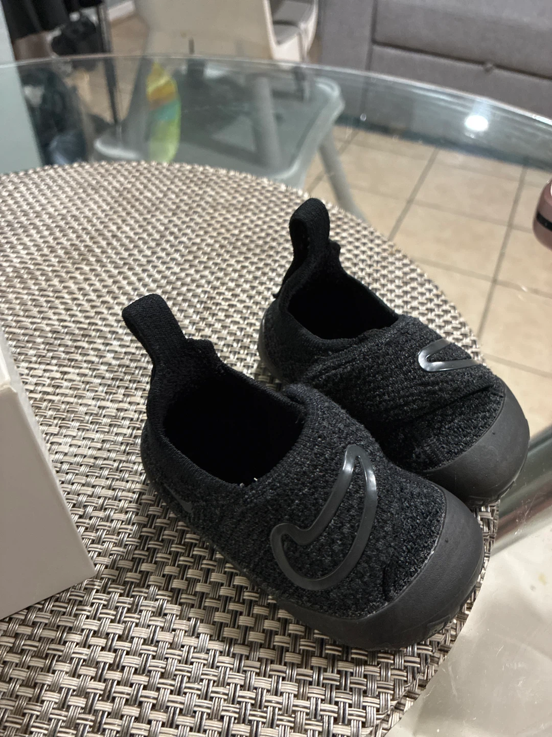 Nike Baby Shoes Swoosh 1 (TD) Black Flyknit - photo 3