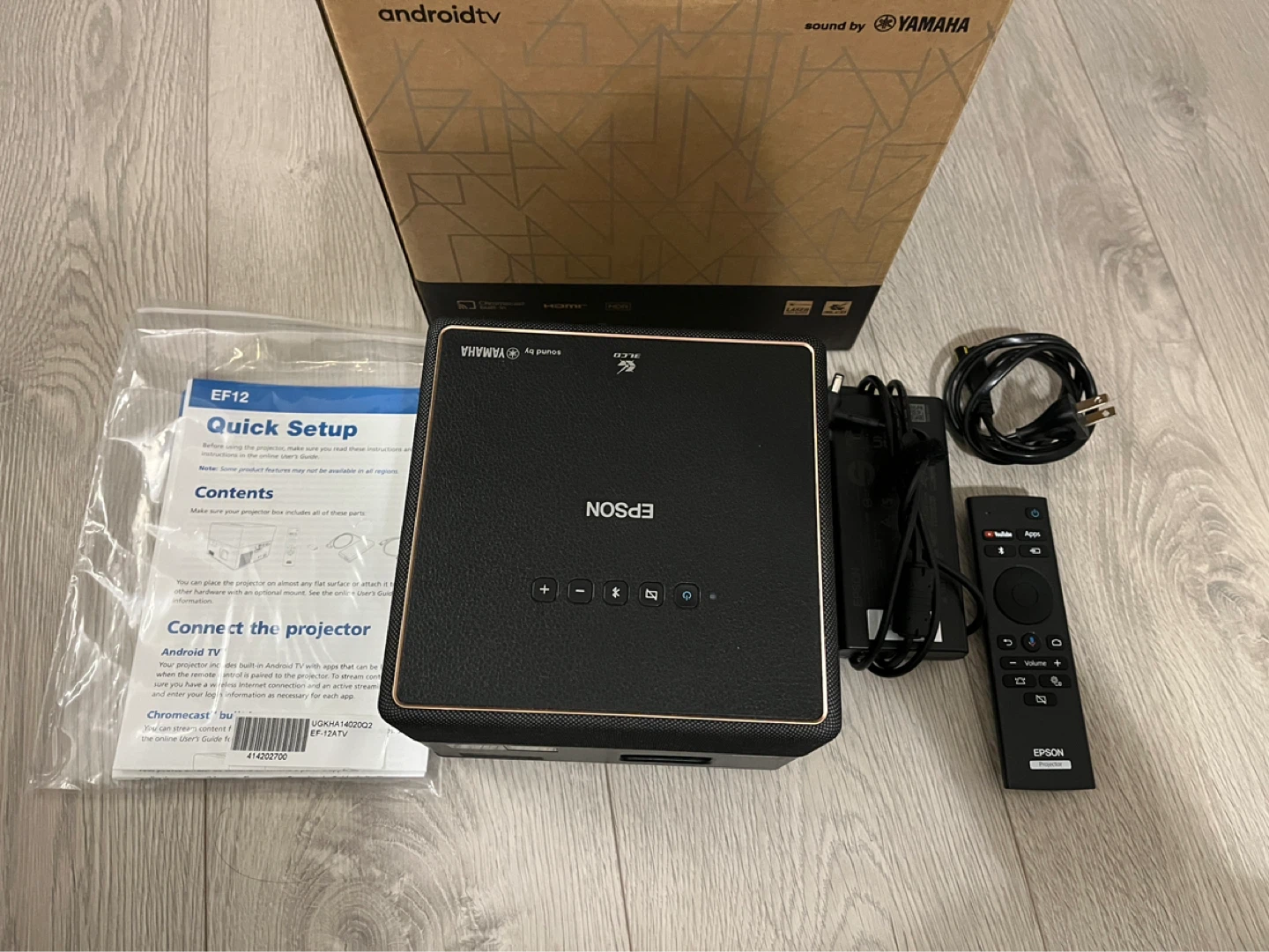 Epson EpiqVision EF12 Smart Streaming Laser Projector - photo 2
