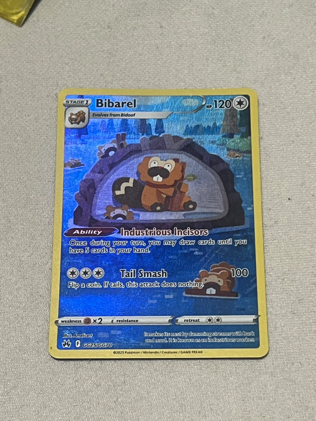 Pokemon Trading Card - Bibarel