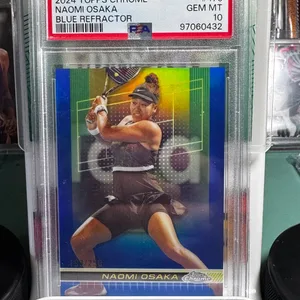 2024 Topps Chrome Naomi Osaka Blue Refractor #170 Gem MT 10