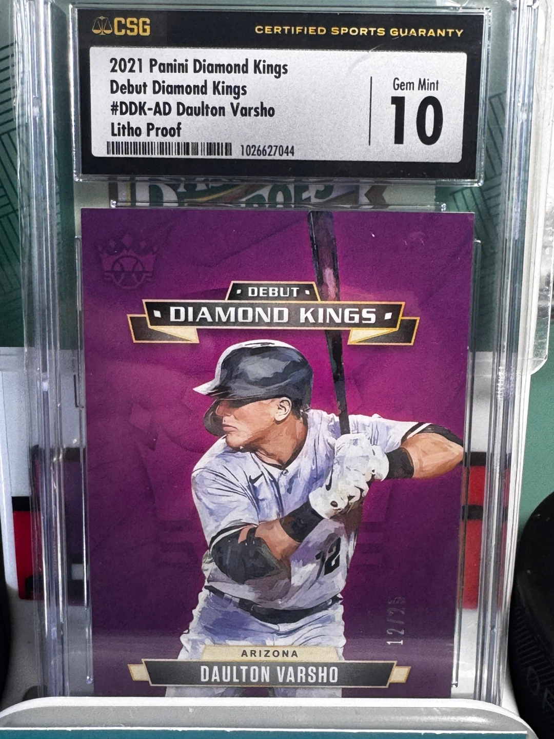 2021 Panini Diamond Kings Daulton Varsho Baseball Card