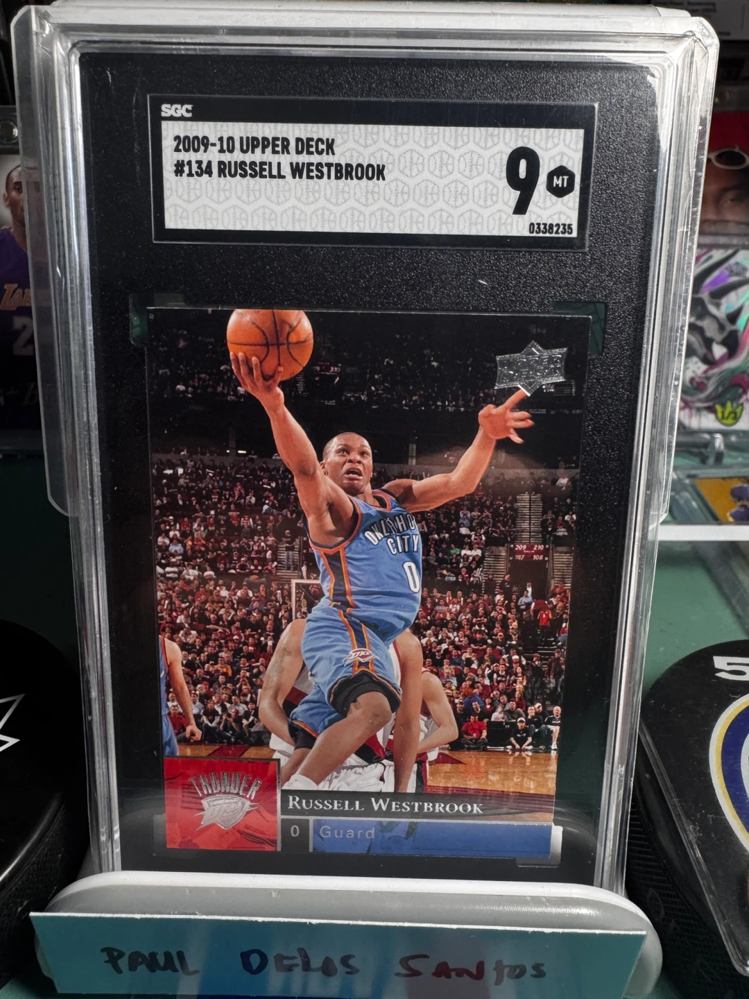 2009-10 Upper Deck Russell Westbrook #134 SGC 9 Mint Card