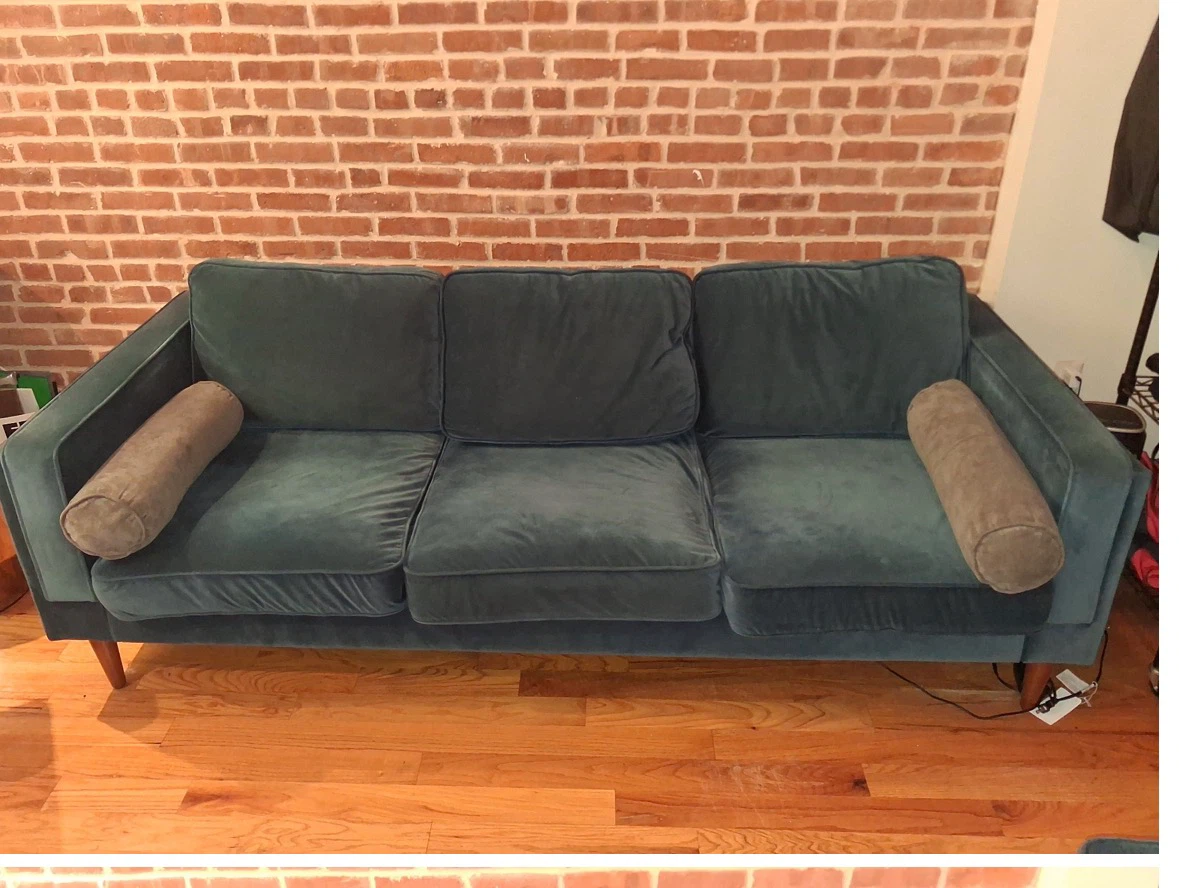 Couch Albany Park Blue 3+ Seater Sofa - photo 4