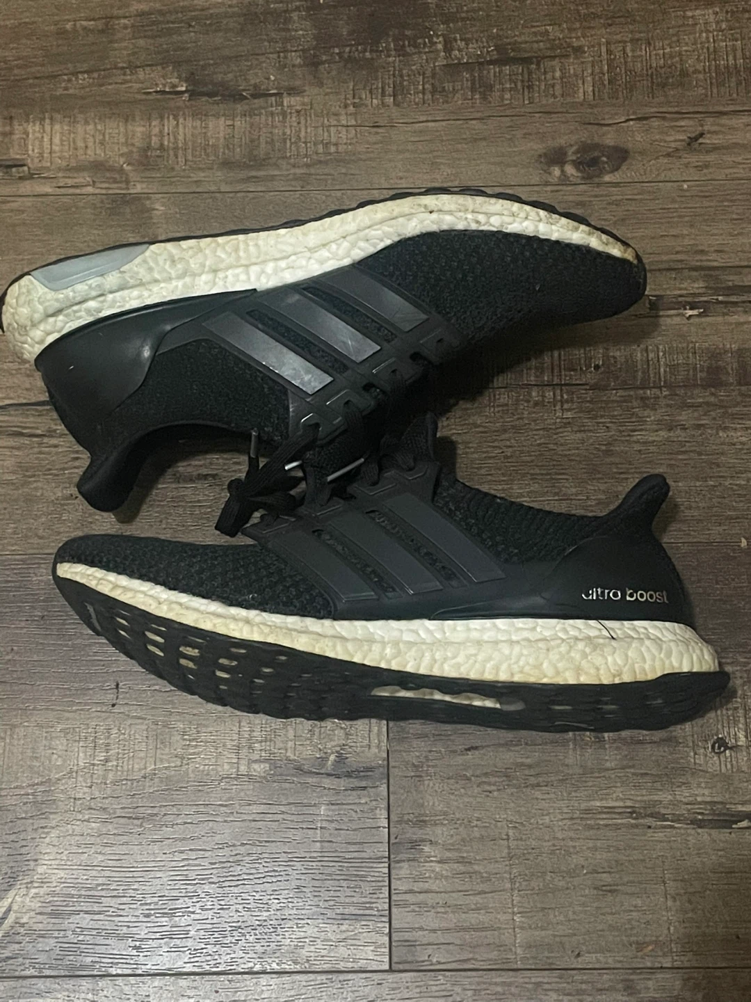 Adidas Ultraboost Running Shoes - Black - Size 10 - photo 2