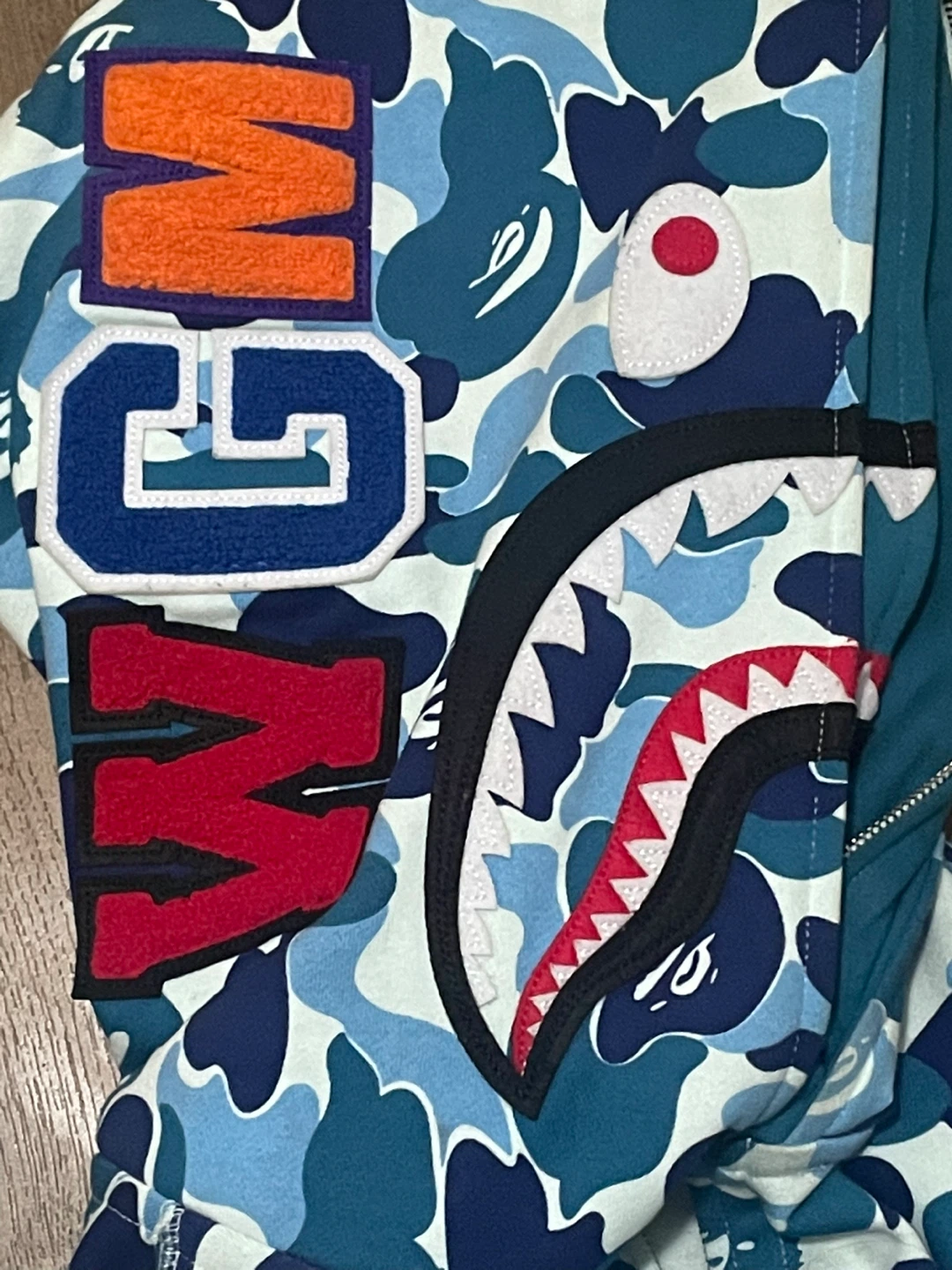 A Bathing Ape Rare Full Zip Double Hoodie - photo 2