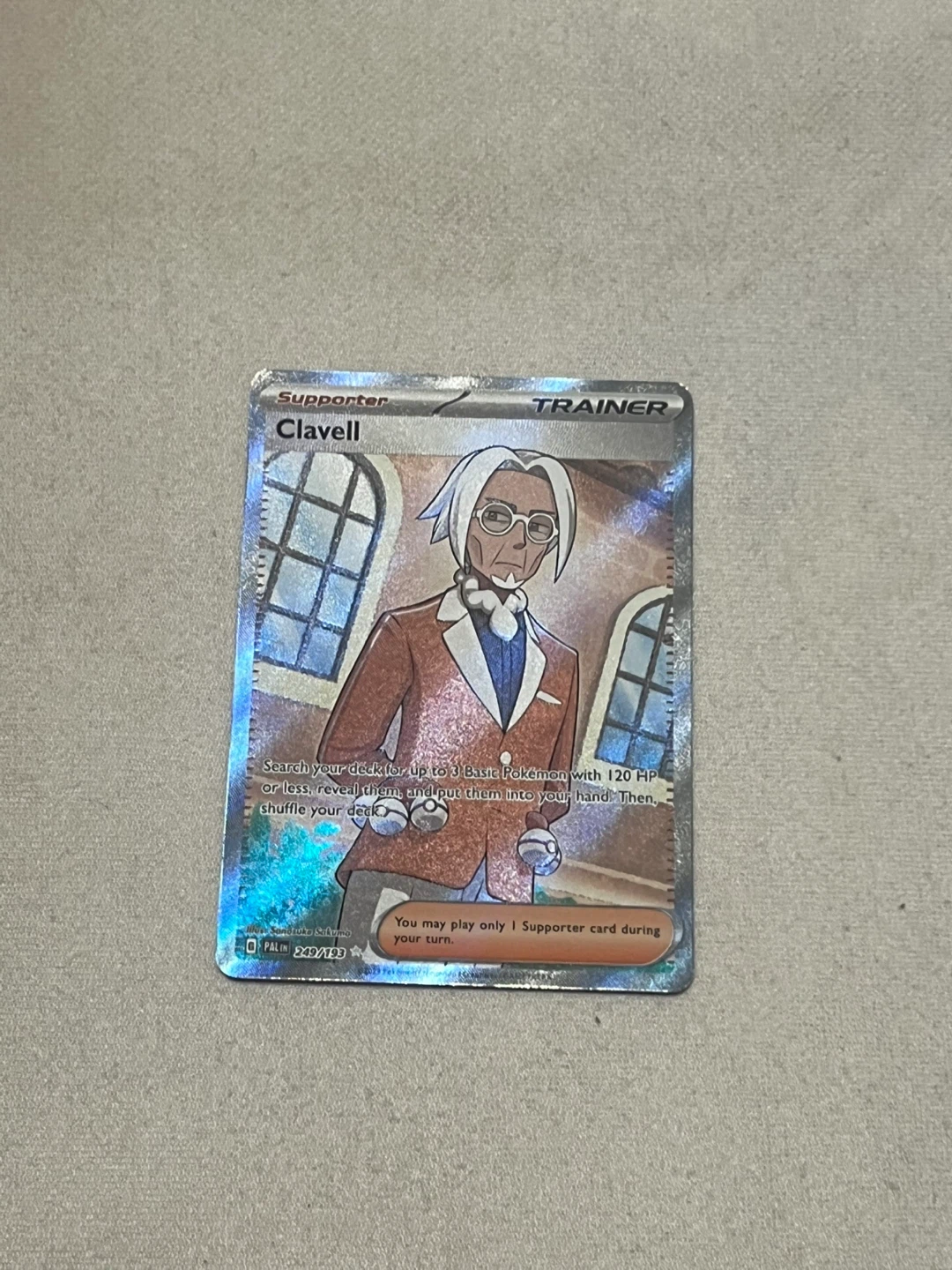 Pokémon TCG Clavell Supporter Trainer Card 249/193