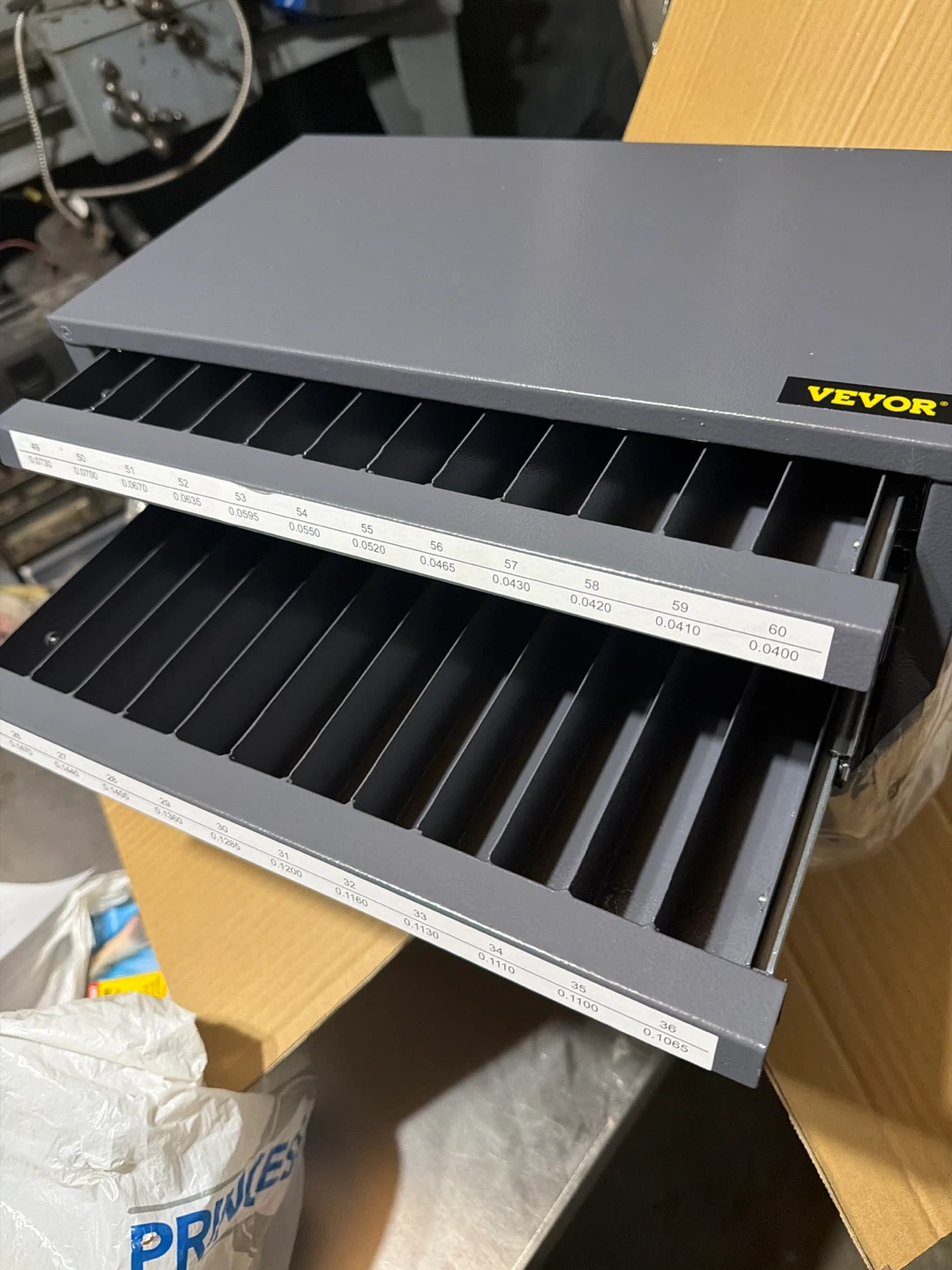 Vevor Drill Bit Dispenser Cabinet - Gray - photo 4
