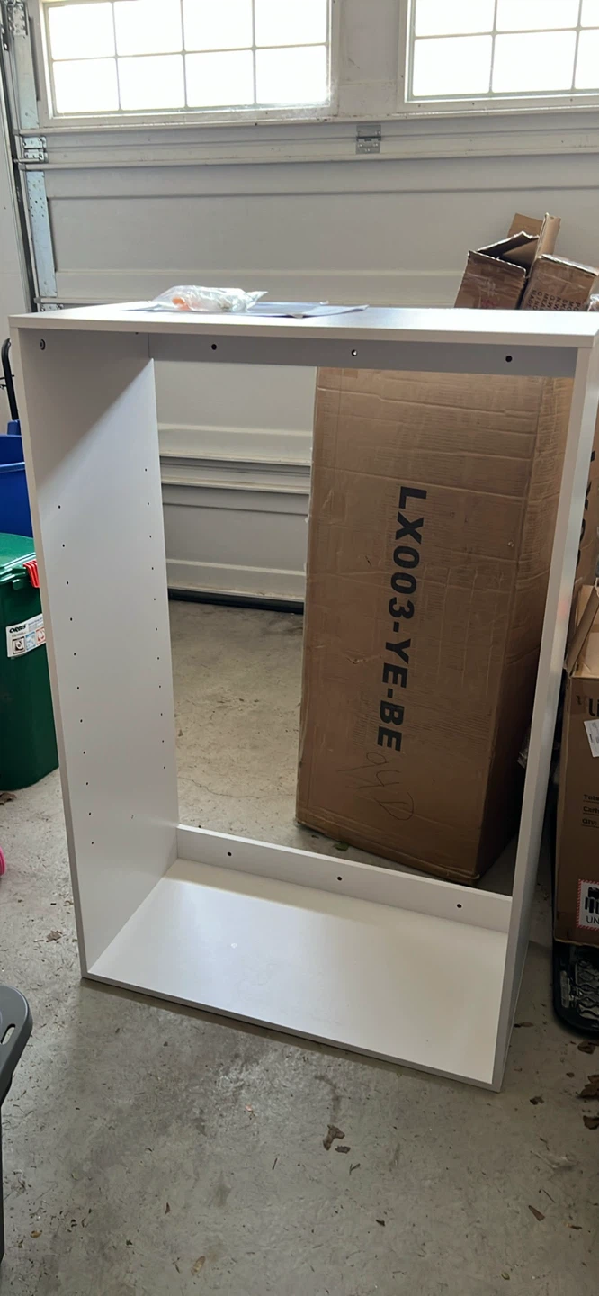 White 3-Shelf closet storage - photo 5