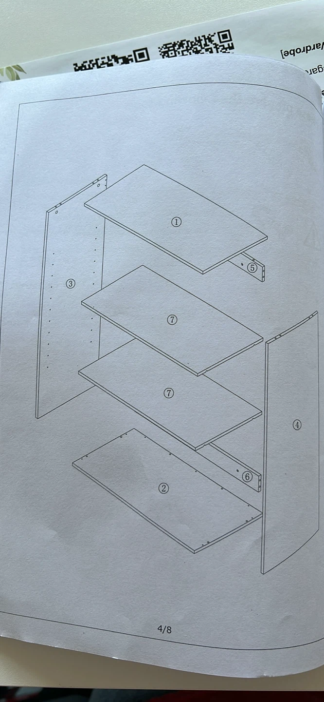White 3-Shelf closet storage - photo 4