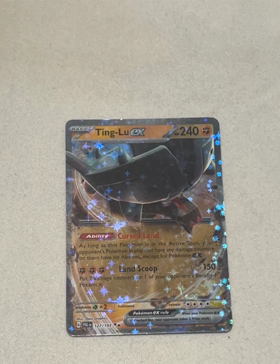 Pokemon Trading Card - Ting-Lu EX
