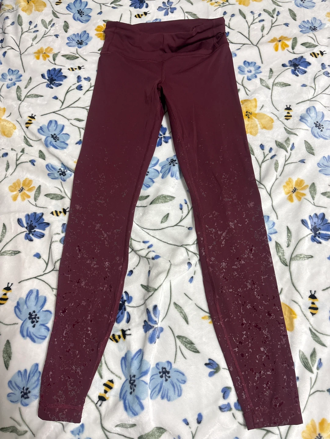Lululemon Leggings Size 6 Burgundy