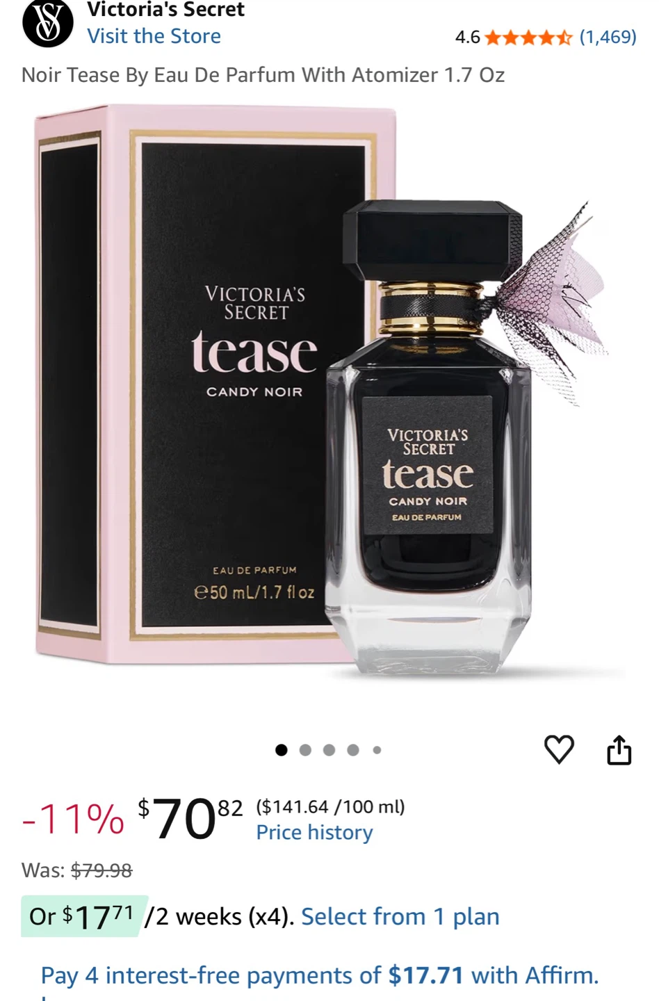 Victoria's Secret Tease Candy Noir Eau de Parfum 1.7 oz - photo 2