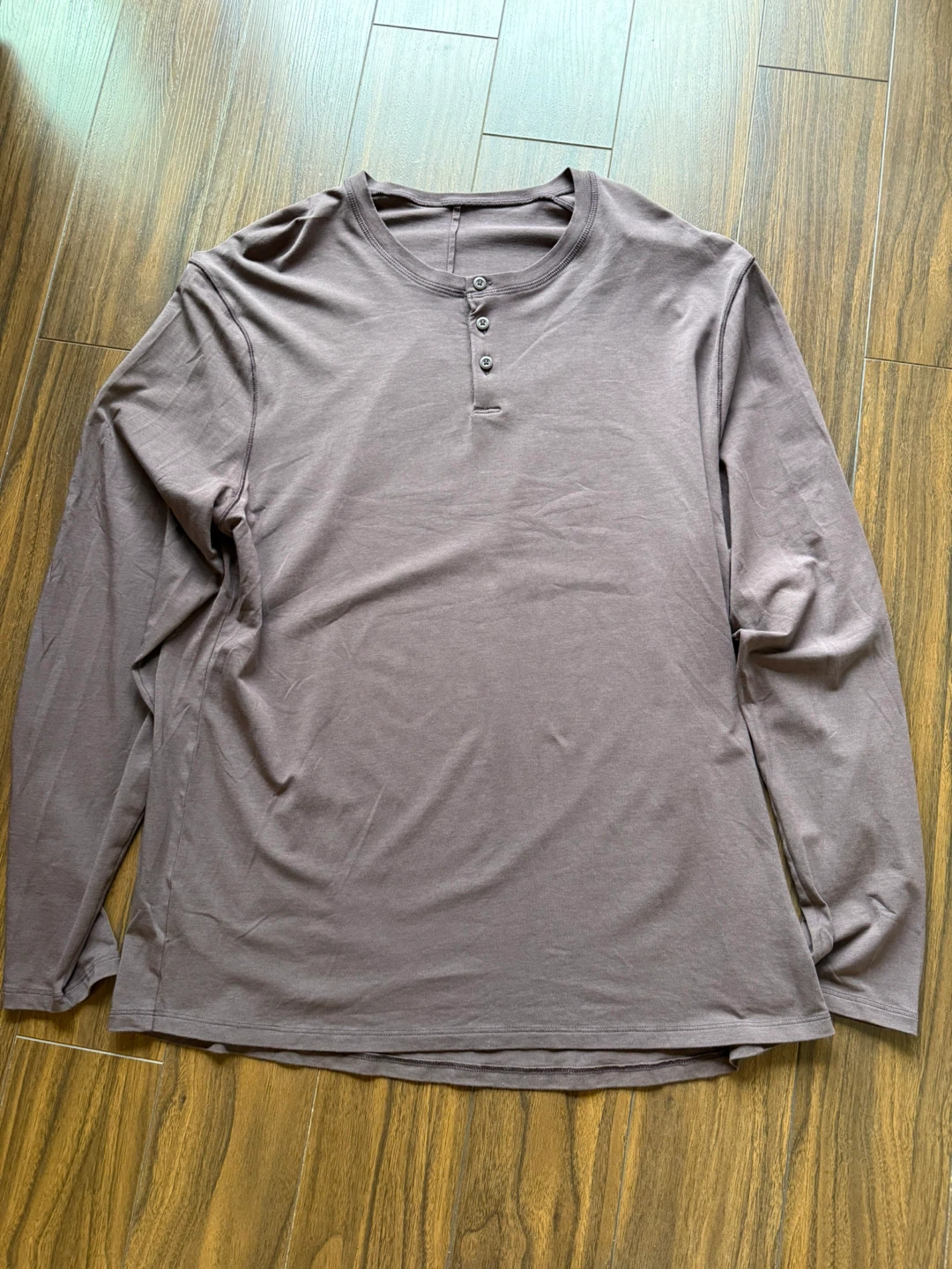 Lululemon Long Sleeve Henley Shirt