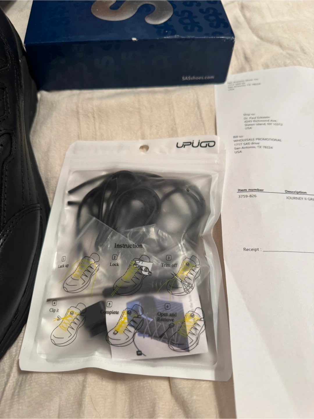 SAS Journey II Gravity Black Leather Shoes - photo 3