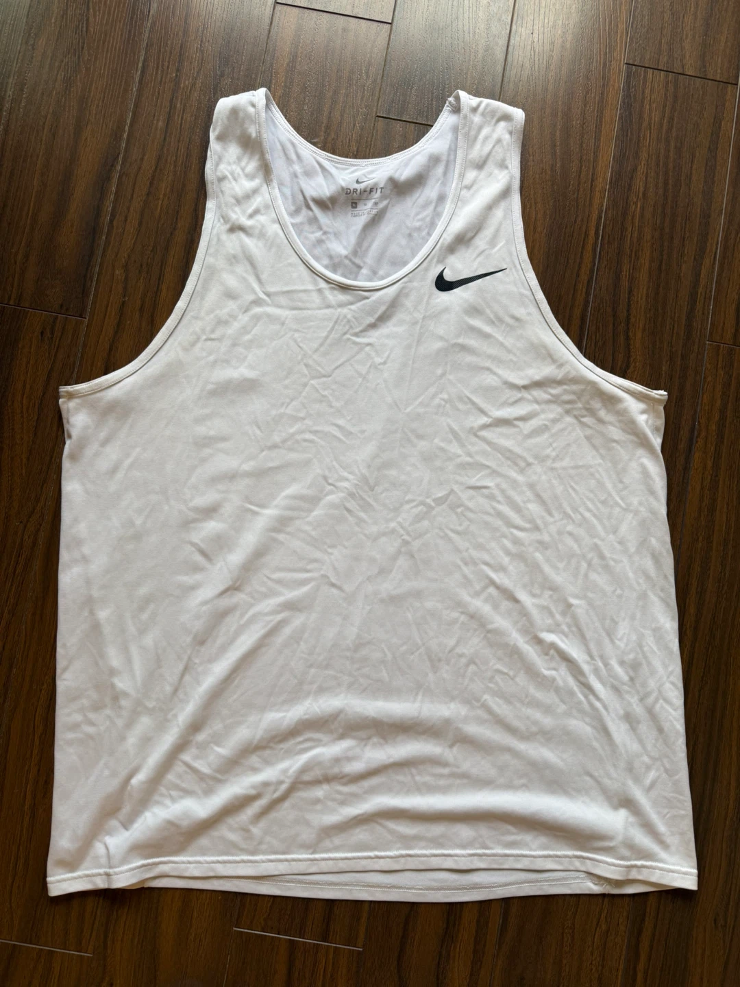 Nike Dri-FIT Men's White Tank Top - XL