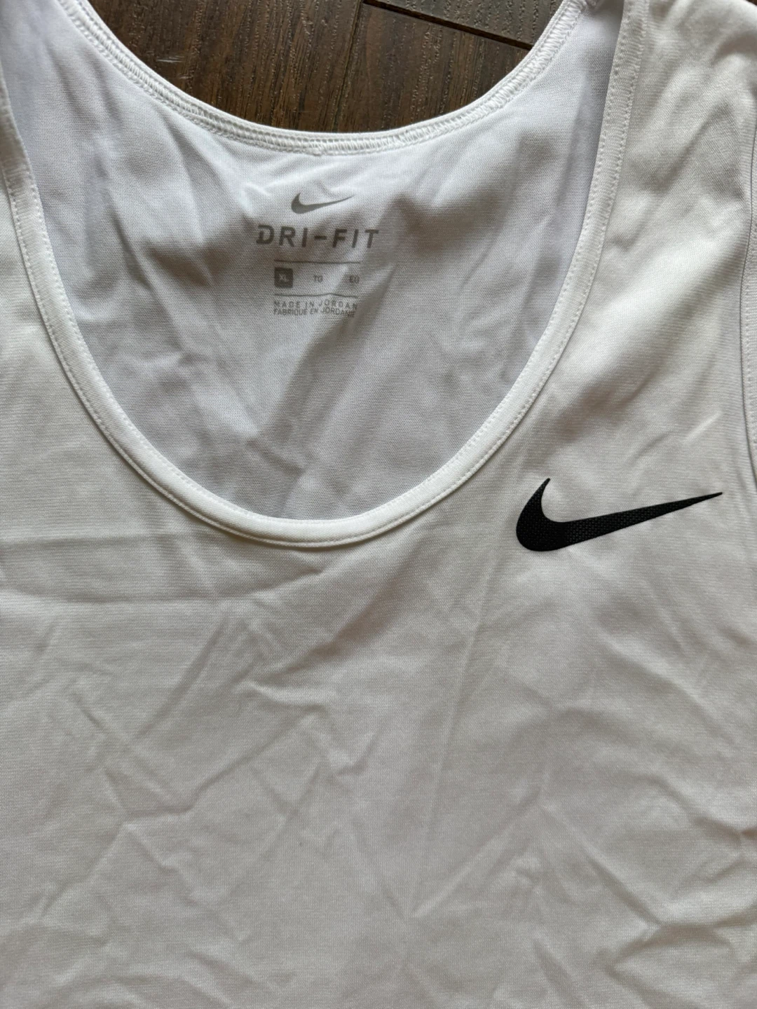 Nike Dri-FIT Men's White Tank Top - XL - photo 2