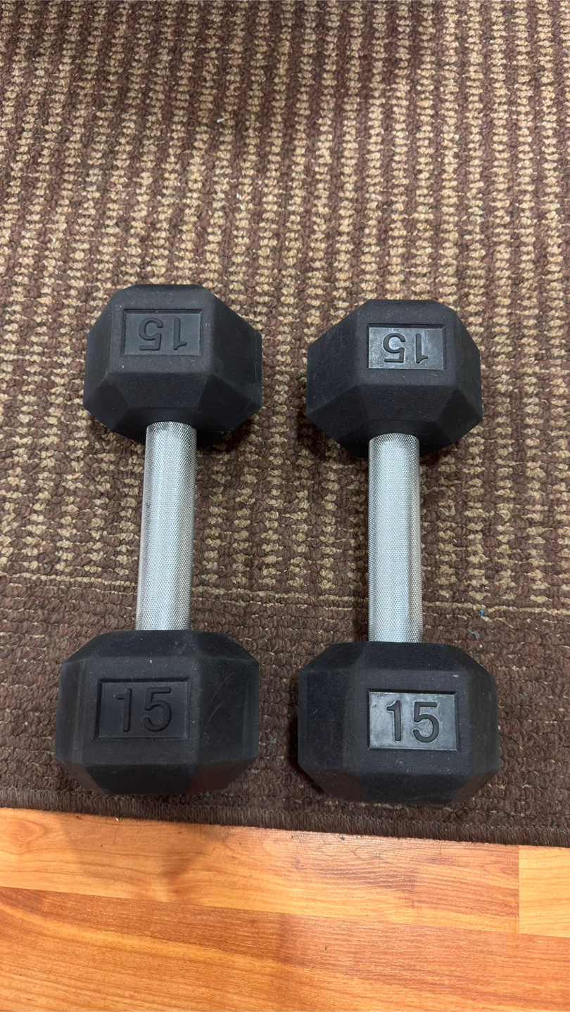Dumbbell set and Barbell. Take all - photo 3