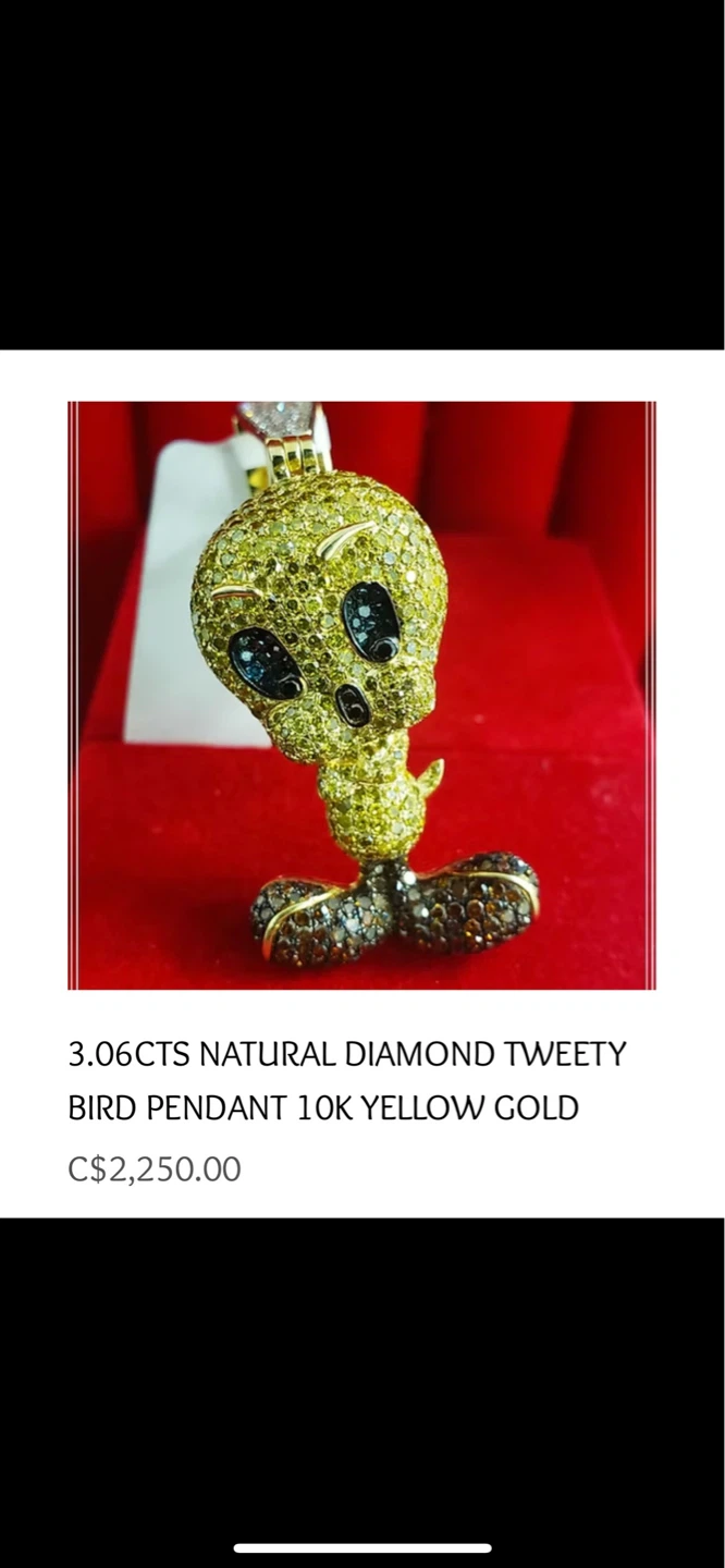 Diamond Tweety Bird 10KY diamond CN tower 10KY - photo 3