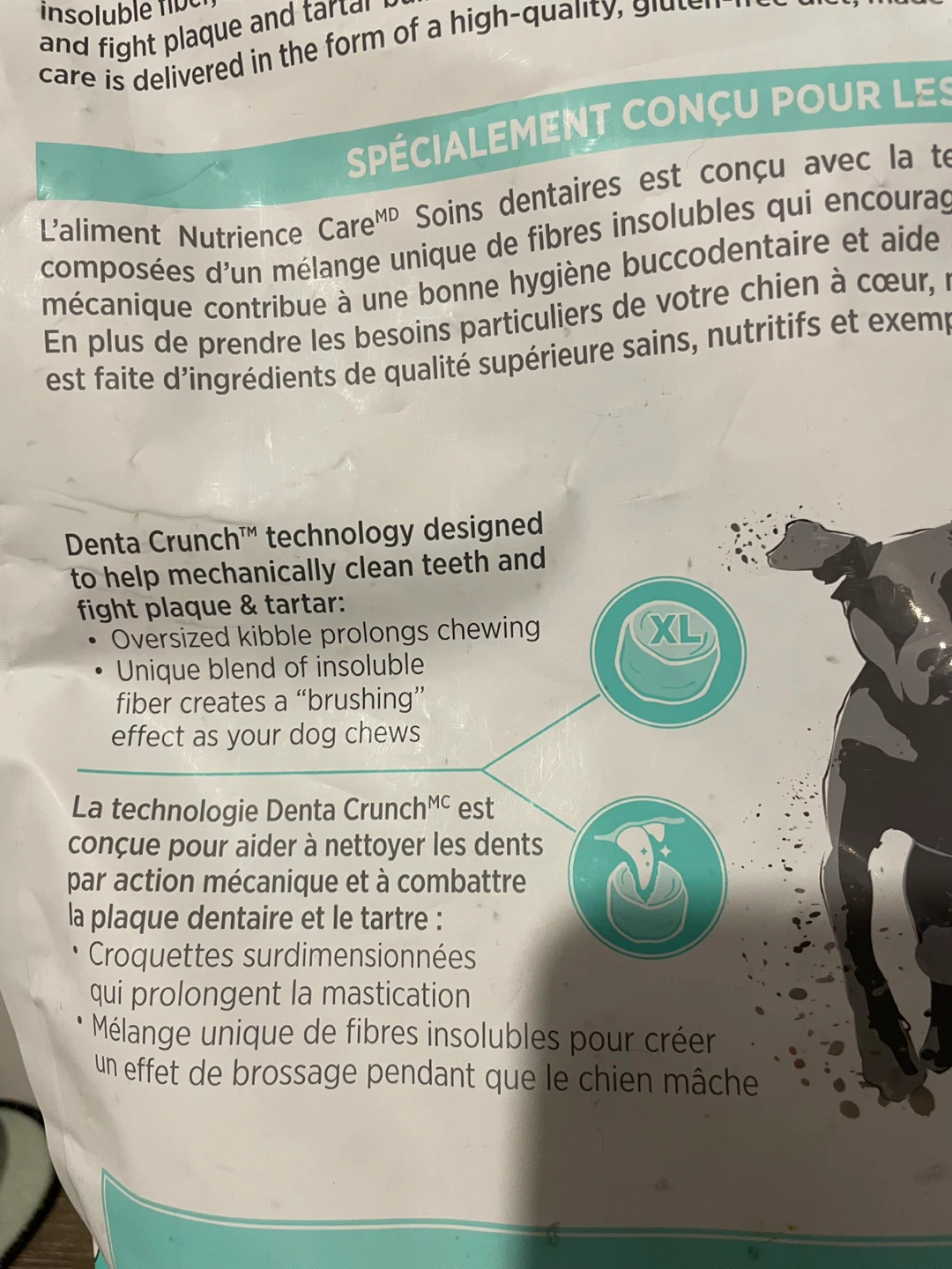 21lbs Oral Care Nutrience Dog Food - photo 3