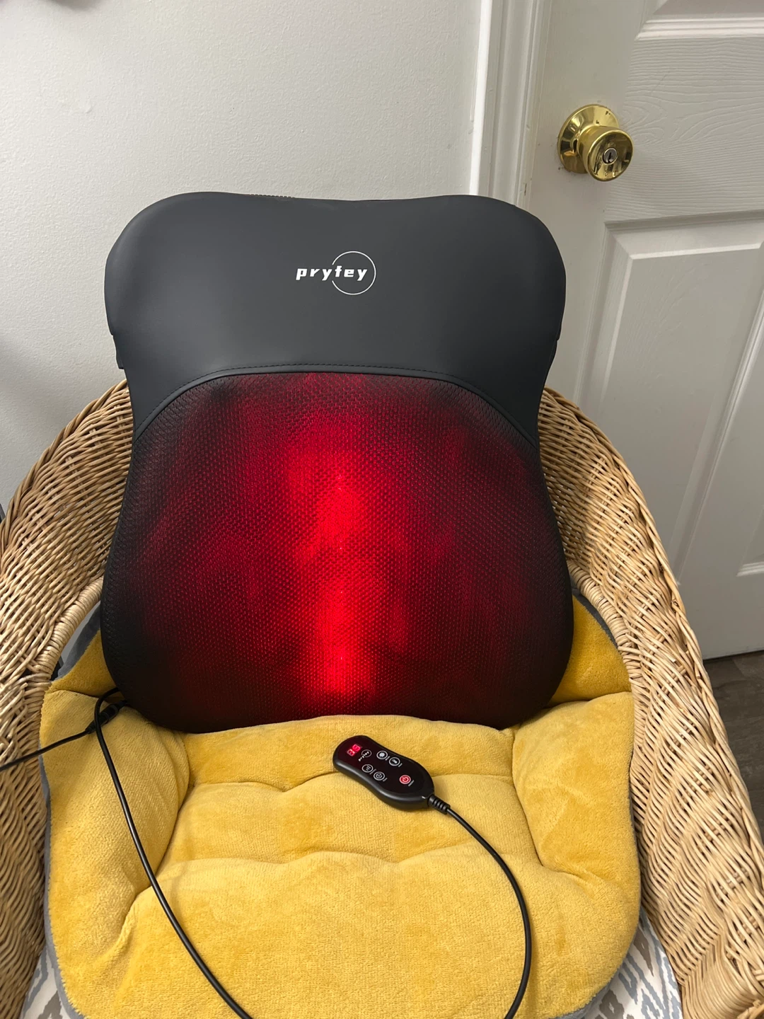 Pryfey Shiatsu Massage Pillow with Heat