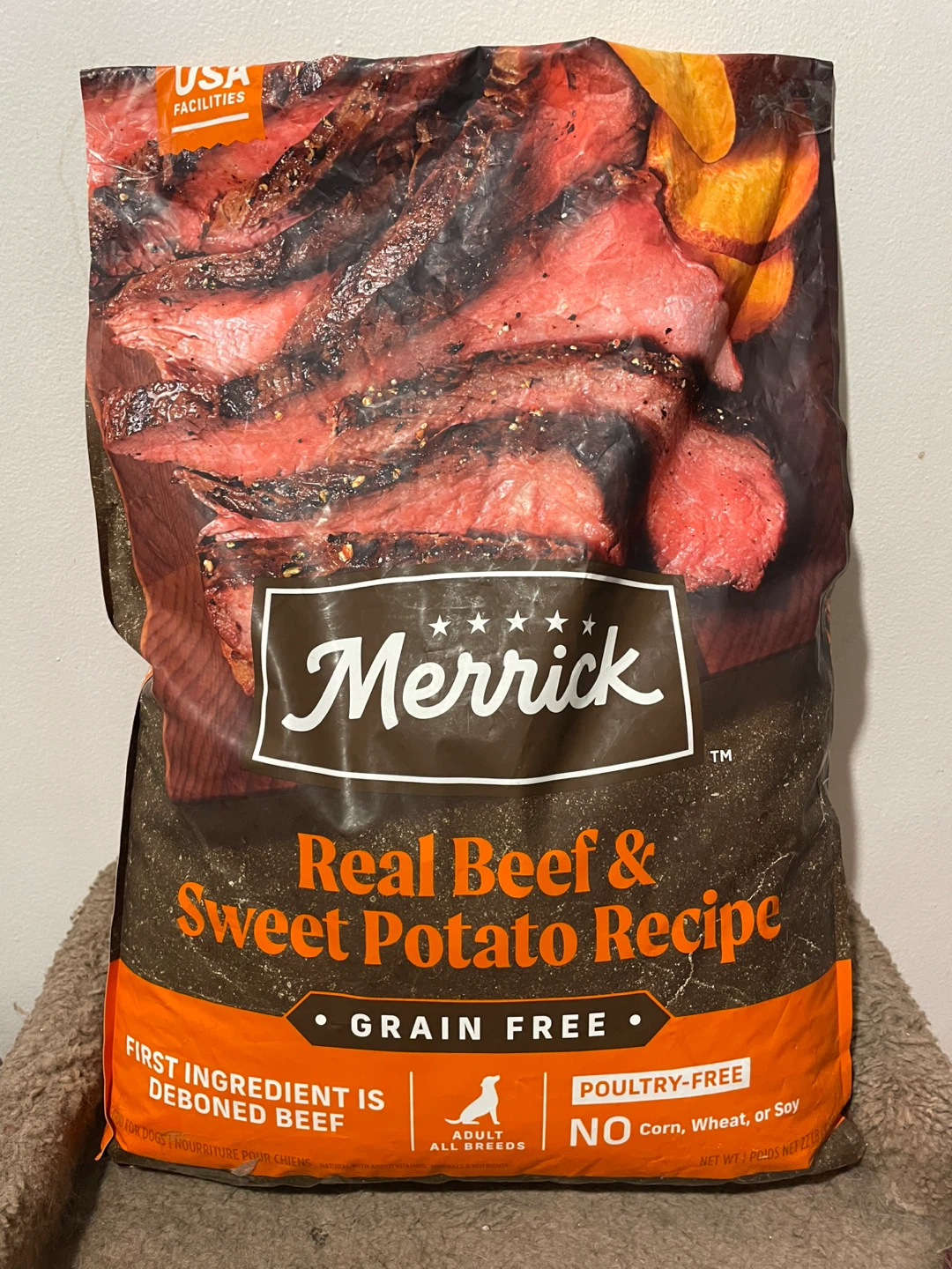 22lbs Merricks Dog Food (Chicken Free)