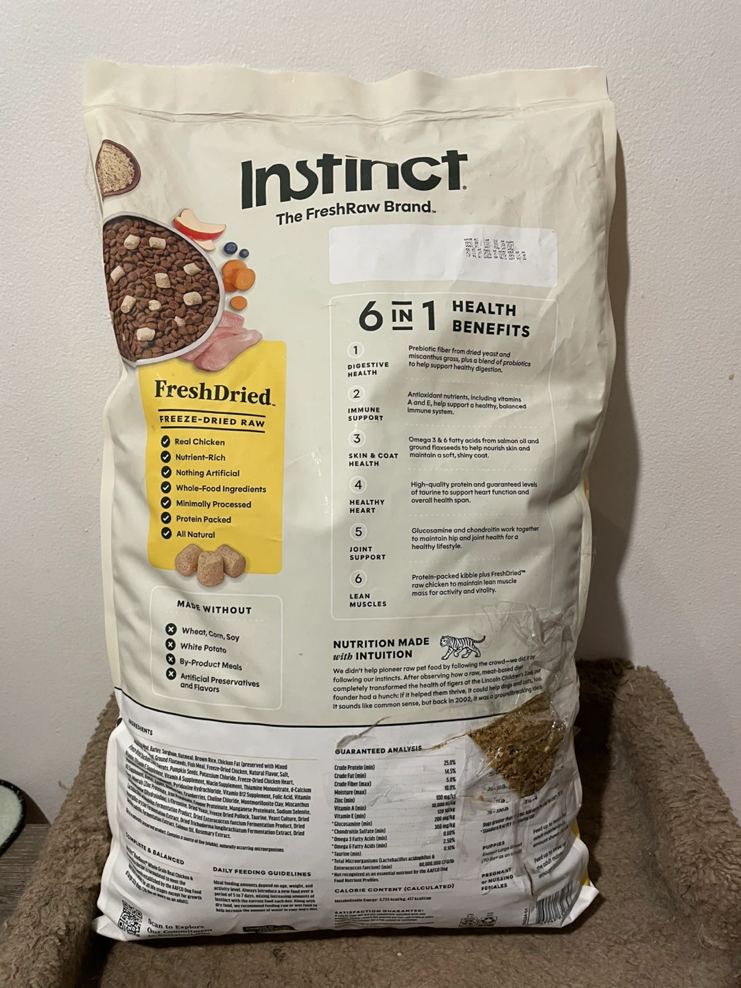 20lbs Brand New Instinct Dog Food - photo 2