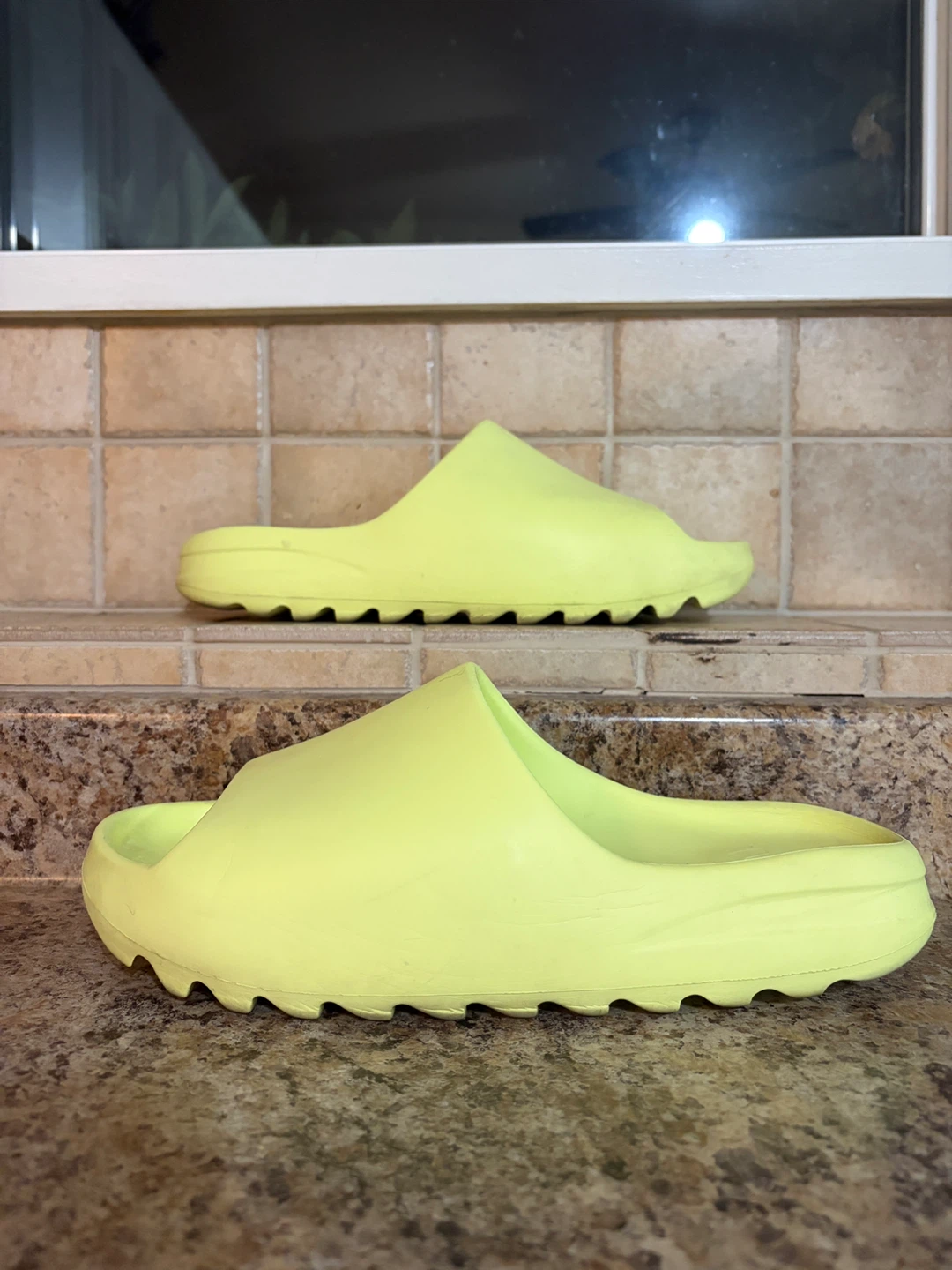 Yeezy Green Slides
