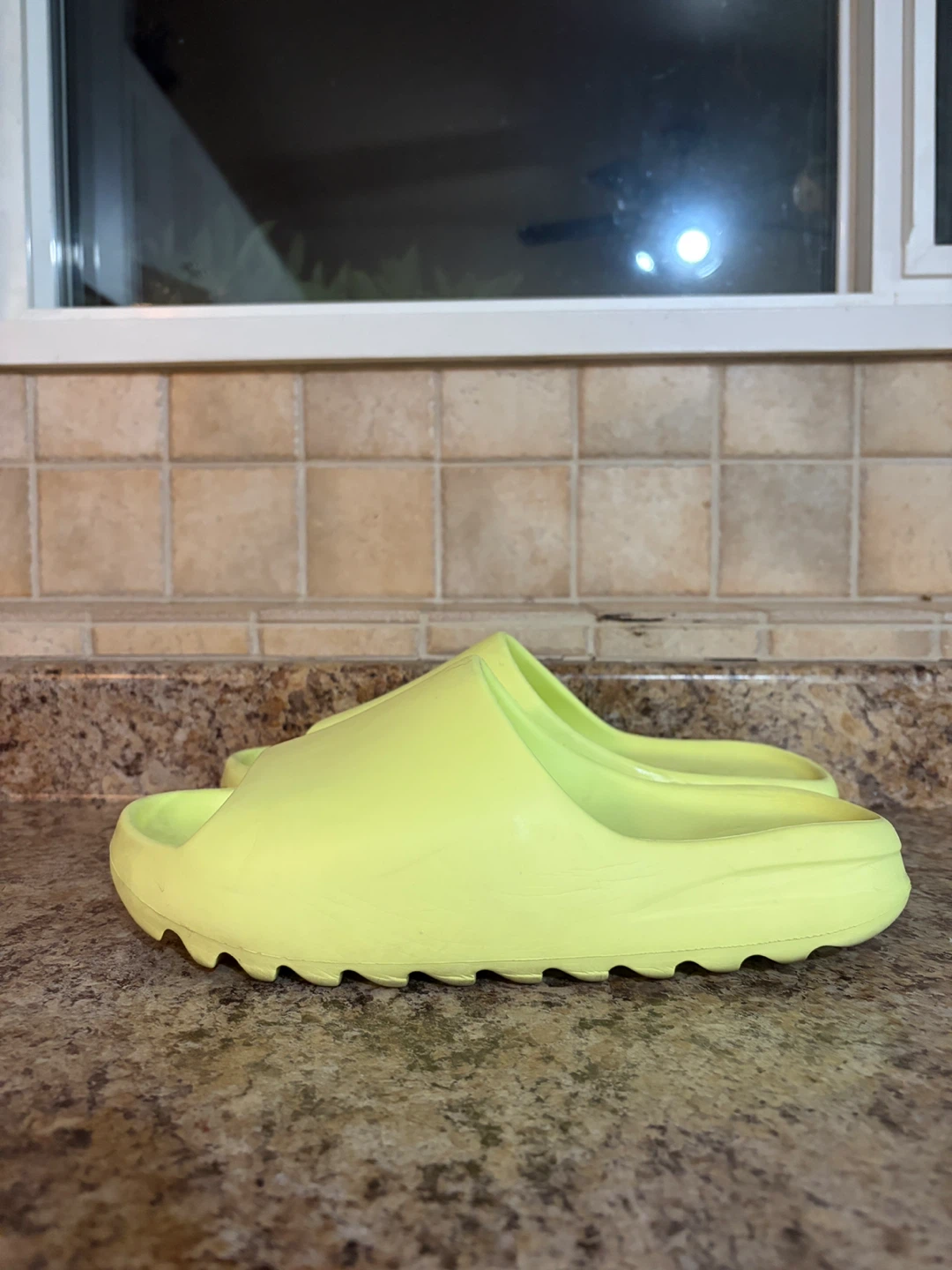 Yeezy Green Slides - photo 3