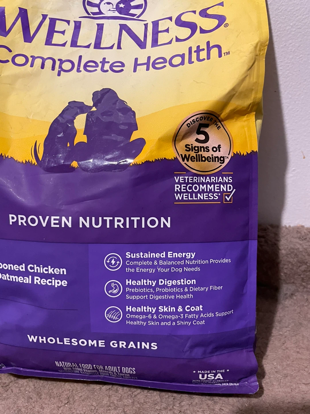 5lbs Wellness Dog Food - photo 2