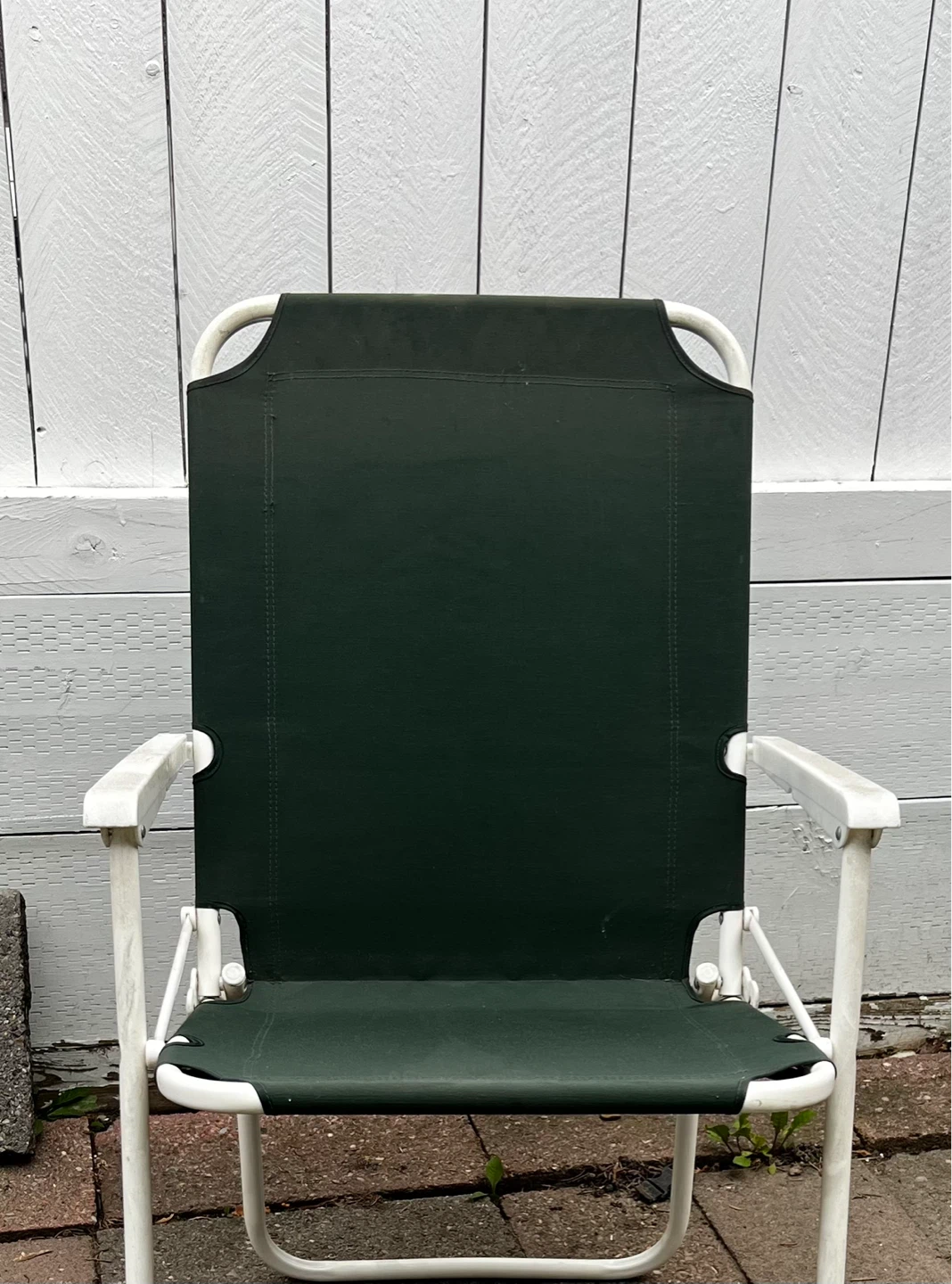 2 Green Foldable Chairs
